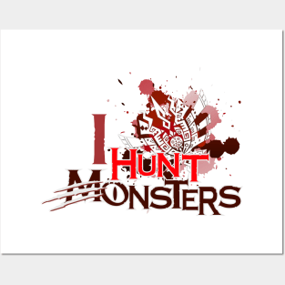 I Hunt Monsters - Red variant Posters and Art